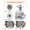 image:imageVEVOR 2PCS Grinding Sheets for Electric Grain Mill Grinder Marble Dry amp Wet Grinding Discs Replacement Grinding Plates Compatible with VEVOR GM002 Corn Spice Mill Grinder