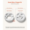image:imageVEVOR 2PCS Grinding Sheets for Electric Grain Mill Grinder Marble Dry amp Wet Grinding Discs Replacement Grinding Plates Compatible with VEVOR GM002 Corn Spice Mill Grinder