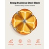 image:imageVEVOR 6Section Commercial Easy Wedger Stainless Steel Blade Fruit Lime Slicer Lemon Cutter for Home Bar Restaurant1 Blade  4Section