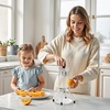 image:imageVEVOR 6Section Commercial Easy Wedger Stainless Steel Blade Fruit Lime Slicer Lemon Cutter for Home Bar Restaurant1 Blade  4Section