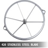 image:imageVEVOR 6Section Commercial Easy Wedger Stainless Steel Blade Fruit Lime Slicer Lemon Cutter for Home Bar Restaurant1 Blade  6Section