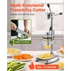 image:imageVEVOR 6Section Commercial Easy Wedger Stainless Steel Blade Fruit Lime Slicer Lemon Cutter for Home Bar Restaurant3 Blades  12Inch  38Inch  14Inch