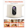 image:imageVEVOR 8in1 Nut Milk Maker 34 oz Soy Milk Maker with 180W Blending for Homemade Oat Nut Soy Juice Milkshake Rice Cereal PlantBased Beverages with SelfCleaning Boil Water 12Hour Delay20oz
