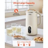 image:imageVEVOR 8in1 Nut Milk Maker 34 oz Soy Milk Maker with 180W Blending for Homemade Oat Nut Soy Juice Milkshake Rice Cereal PlantBased Beverages with SelfCleaning Boil Water 12Hour Delay20oz