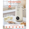 image:imageVEVOR 8in1 Nut Milk Maker 34 oz Soy Milk Maker with 180W Blending for Homemade Oat Nut Soy Juice Milkshake Rice Cereal PlantBased Beverages with SelfCleaning Boil Water 12Hour Delay41oz