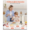 image:imageVEVOR 8in1 Nut Milk Maker 34 oz Soy Milk Maker with 180W Blending for Homemade Oat Nut Soy Juice Milkshake Rice Cereal PlantBased Beverages with SelfCleaning Boil Water 12Hour Delay20oz