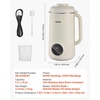 image:imageVEVOR 8in1 Nut Milk Maker 34 oz Soy Milk Maker with 180W Blending for Homemade Oat Nut Soy Juice Milkshake Rice Cereal PlantBased Beverages with SelfCleaning Boil Water 12Hour Delay41oz