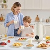 image:imageVEVOR 8in1 Nut Milk Maker 34 oz Soy Milk Maker with 180W Blending for Homemade Oat Nut Soy Juice Milkshake Rice Cereal PlantBased Beverages with SelfCleaning Boil Water 12Hour Delay41oz