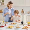 image:imageVEVOR 8in1 Nut Milk Maker 34 oz Soy Milk Maker with 180W Blending for Homemade Oat Nut Soy Juice Milkshake Rice Cereal PlantBased Beverages with SelfCleaning Boil Water 12Hour Delay34oz