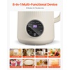 image:imageVEVOR 8in1 Nut Milk Maker 34 oz Soy Milk Maker with 180W Blending for Homemade Oat Nut Soy Juice Milkshake Rice Cereal PlantBased Beverages with SelfCleaning Boil Water 12Hour Delay41oz
