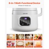 image:imageVEVOR 8in1 Nut Milk Maker 34 oz Soy Milk Maker with 180W Blending for Homemade Oat Nut Soy Juice Milkshake Rice Cereal PlantBased Beverages with SelfCleaning Boil Water 12Hour Delay34 oz