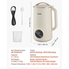 image:imageVEVOR 8in1 Nut Milk Maker 34 oz Soy Milk Maker with 180W Blending for Homemade Oat Nut Soy Juice Milkshake Rice Cereal PlantBased Beverages with SelfCleaning Boil Water 12Hour Delay34oz