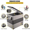 image:imageVEVOR CF55 12 Volt 58 Qt Refrigerator Dual Zone Portable Compressor 1224V DC and 110240V AC Freezer Fridge Cooler for Car Truck RV Camping and Home Use BlackGraySingle Zone 58QT