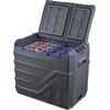 image:imageVEVOR CF55 12 Volt 58 Qt Refrigerator Dual Zone Portable Compressor 1224V DC and 110240V AC Freezer Fridge Cooler for Car Truck RV Camping and Home Use BlackGrayDual Zone 423QT