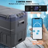 image:imageVEVOR CF55 12 Volt 58 Qt Refrigerator Dual Zone Portable Compressor 1224V DC and 110240V AC Freezer Fridge Cooler for Car Truck RV Camping and Home Use BlackGrayDual Zone 338QT