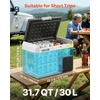 image:imageVEVOR Car Refrigerator DC 1224V AC100240V Compressor Electric Cooler 4F to 68F Car Fridge with APP Control 16 QT Cars Freezer for RVs Campsites Boats Camping Fishing 60W Portable Freezer317 QT