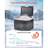 image:imageVEVOR Car Refrigerator DC 1224V AC100240V Compressor Electric Cooler 4F to 68F Car Fridge with APP Control 16 QT Cars Freezer for RVs Campsites Boats Camping Fishing 60W Portable Freezer317 QT