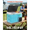 image:imageVEVOR Car Refrigerator DC 1224V AC100240V Compressor Electric Cooler 4F to 68F Car Fridge with APP Control 16 QT Cars Freezer for RVs Campsites Boats Camping Fishing 60W Portable Freezer528 QT