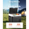 image:imageVEVOR Car Refrigerator DC 1224V AC100240V Compressor Electric Cooler 4F to 68F Car Fridge with APP Control 16 QT Cars Freezer for RVs Campsites Boats Camping Fishing 60W Portable Freezer317 QT