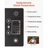 image:imageVEVOR Car Refrigerator DC 1224V AC100240V Compressor Electric Cooler 4F to 68F Car Fridge with APP Control 16 QT Cars Freezer for RVs Campsites Boats Camping Fishing 60W Portable Freezer16QT