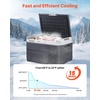 image:imageVEVOR Car Refrigerator DC 1224V AC100240V Compressor Electric Cooler 4F to 68F Car Fridge with APP Control 16 QT Cars Freezer for RVs Campsites Boats Camping Fishing 60W Portable Freezer423 QT