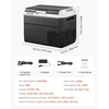 image:imageVEVOR Car Refrigerator DC 1224V AC100240V Compressor Electric Cooler 4F to 68F Car Fridge with APP Control 16 QT Cars Freezer for RVs Campsites Boats Camping Fishing 60W Portable Freezer317 QT
