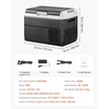 image:imageVEVOR Car Refrigerator DC 1224V AC100240V Compressor Electric Cooler 4F to 68F Car Fridge with APP Control 16 QT Cars Freezer for RVs Campsites Boats Camping Fishing 60W Portable Freezer264QT