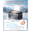 image:imageVEVOR Car Refrigerator DC 1224V AC100240V Compressor Electric Cooler 4F to 68F Car Fridge with APP Control 21 QT Cars Freezer for RVs Campsites Boats Camping Fishing 60W Portable Freezer23QT
