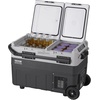 image:imageVEVOR Car Refrigerator DC 1224V AC100240V Compressor Electric Cooler 4F to 68F Car Fridge with APP Control 21 QT Cars Freezer for RVs Campsites Boats Camping Fishing 60W Portable Freezer528QT Dual Zone with Handle