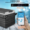 image:imageVEVOR Car Refrigerator DC 1224V AC100240V Compressor Electric Cooler 4F to 68F Car Fridge with APP Control 21 QT Cars Freezer for RVs Campsites Boats Camping Fishing 60W Portable Freezer120QT Dual Zone with Handle