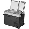 image:imageVEVOR Car Refrigerator DC 1224V AC100240V Compressor Electric Cooler 4F to 68F Car Fridge with APP Control 21 QT Cars Freezer for RVs Campsites Boats Camping Fishing 60W Portable Freezer615QT Dual Zone with Handle