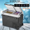 image:imageVEVOR Car Refrigerator DC 1224V AC100240V Compressor Electric Cooler 4F to 68F Car Fridge with APP Control 21 QT Cars Freezer for RVs Campsites Boats Camping Fishing 60W Portable Freezer615QT Dual Zone with Handle