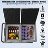 image:imageVEVOR Car Refrigerator DC 1224V AC100240V Compressor Electric Cooler 4F to 68F Car Fridge with APP Control 21 QT Cars Freezer for RVs Campsites Boats Camping Fishing 60W Portable Freezer120QT Dual Zone with Handle
