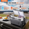 image:imageVEVOR Car Refrigerator DC 1224V AC100240V Compressor Electric Cooler 4F to 68F Car Fridge with APP Control 21 QT Cars Freezer for RVs Campsites Boats Camping Fishing 60W Portable Freezer528QT Dual Zone with Handle