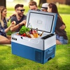 image:imageVEVOR Car Refrigerator DC 1224V AC100240V Compressor Electric Cooler 4F to 68F Truck Refrigerator with APP Control Wheels amp Dual Zone 37 QT Cars Cooler for RVs Boats Camping Fishing23QT