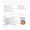 image:imageVEVOR Chest Freezer 128 Cuft  345 L Large Deep Freezer amp 4 Removable Baskets Freestanding Top Open Door Commercial Chest Freezers with Locking Lid 7Level Adjustable Temp LED Lighting 6 Wheels172 Cuft