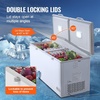 image:imageVEVOR Chest Freezer 172 Cuft Large Deep Freezer with 4 Removable Baskets Freestanding Top Open Door Commercial Chest Freezers with 7Level Adjustable Temp LED LightingLocking Lid 6 Wheels198 Cuft