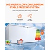 image:imageVEVOR Chest Freezer 172 Cuft Large Deep Freezer with 4 Removable Baskets Freestanding Top Open Door Commercial Chest Freezers with 7Level Adjustable Temp LED LightingLocking Lid 6 Wheels172 Cuft