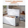 image:imageVEVOR Chest Freezer 172 Cuft Large Deep Freezer with 4 Removable Baskets Freestanding Top Open Door Commercial Chest Freezers with 7Level Adjustable Temp LED LightingLocking Lid 6 Wheels172 Cuft