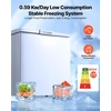 image:imageVEVOR Chest Freezer 33 Cuft Compact Deep Freezer Free Standing Top Open Door Chest Freezers with 2 Removable Baskets amp Adjustable Thermostat  Energy Saving Low Noise amp Garage Ready WhiteWhite