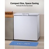 image:imageVEVOR Chest Freezer 33 Cuft Compact Deep Freezer Free Standing Top Open Door Chest Freezers with 2 Removable Baskets amp Adjustable Thermostat  Energy Saving Low Noise amp Garage Ready WhiteWhite