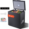 image:imageVEVOR Chest Freezer 33 Cuft Compact Deep Freezer Free Standing Top Open Door Chest Freezers with 2 Removable Baskets amp Adjustable Thermostat  Energy Saving Low Noise amp Garage Ready WhiteBlack