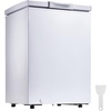 image:imageVEVOR Chest Freezer 33 Cuft Compact Deep Freezer Free Standing Top Open Door Chest Freezers with 2 Removable Baskets amp Adjustable Thermostat  Energy Saving Low Noise amp Garage Ready WhiteWhite