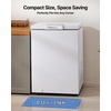 image:imageVEVOR Chest Freezer 33 Cuft Compact Deep Freezer Free Standing Top Open Door Chest Freezers with 2 Removable Baskets amp Adjustable Thermostat  Energy Saving Low Noise amp Garage Ready WhiteWhite