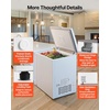 image:imageVEVOR Chest Freezer 33 Cuft Compact Deep Freezer Free Standing Top Open Door Chest Freezers with 2 Removable Baskets amp Adjustable Thermostat  Energy Saving Low Noise amp Garage Ready WhiteWhite