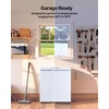 image:imageVEVOR Chest Freezer 33 Cuft Compact Deep Freezer Free Standing Top Open Door Chest Freezers with 2 Removable Baskets amp Adjustable Thermostat  Energy Saving Low Noise amp Garage Ready WhiteWhite