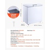 image:imageVEVOR Chest Freezer 33 Cuft Compact Deep Freezer Free Standing Top Open Door Chest Freezers with 2 Removable Baskets amp Adjustable Thermostat  Energy Saving Low Noise amp Garage Ready WhiteWhite