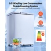 image:imageVEVOR Chest Freezer 33 Cuft Compact Deep Freezer Free Standing Top Open Door Chest Freezers with 2 Removable Baskets amp Adjustable Thermostat  Energy Saving Low Noise amp Garage Ready WhiteWhite