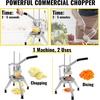 image:imageVEVOR Commercial Chopper with 4 Replacement Blades Commercial Vegetable Chopper Stainless Steel French Fry Cutter Potato Dicer amp Slicer Commercial Vegetable Fruit Chopper for Restaurants amp Home Kitche866 x 866 x 1969
