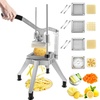 image:imageVEVOR Commercial Chopper with 4 Replacement Blades Commercial Vegetable Chopper Stainless Steel French Fry Cutter Potato Dicer amp Slicer Commercial Vegetable Fruit Chopper for Restaurants amp Home Kitche866 x 866 x 1969